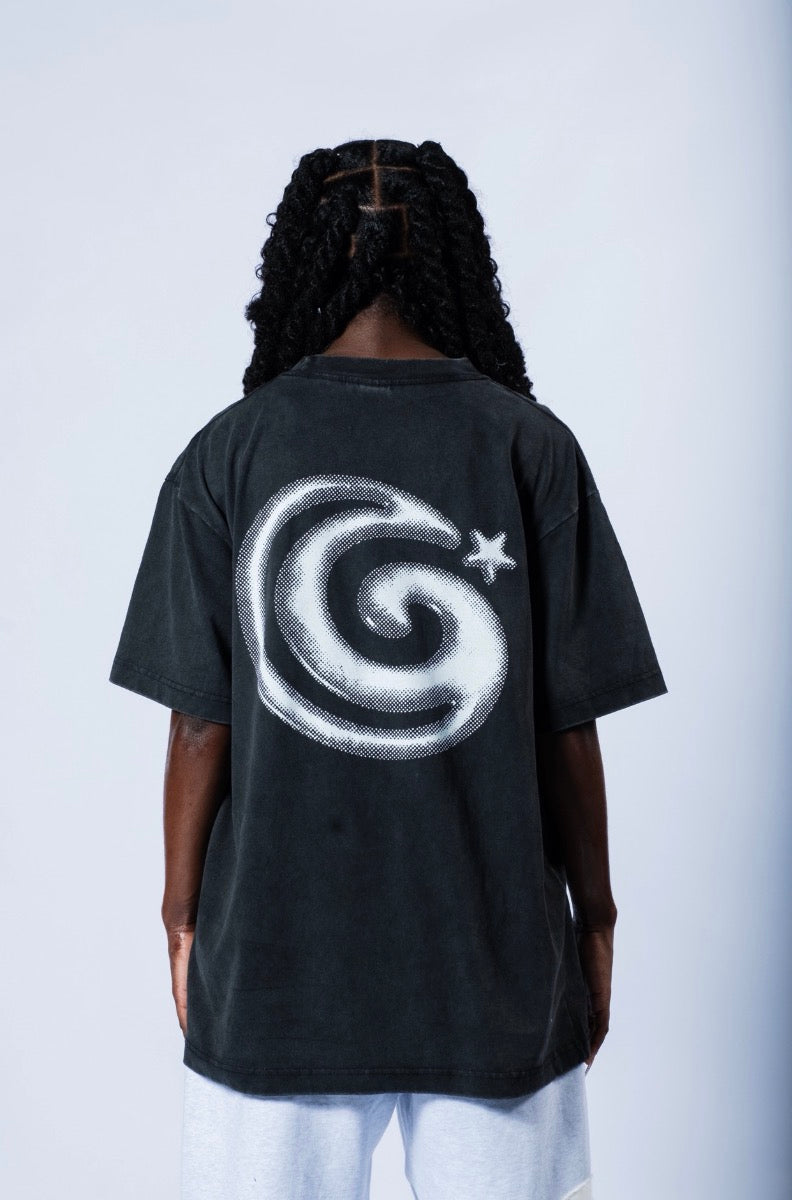 GREENE WORLD VINTAGE BLACK TEE